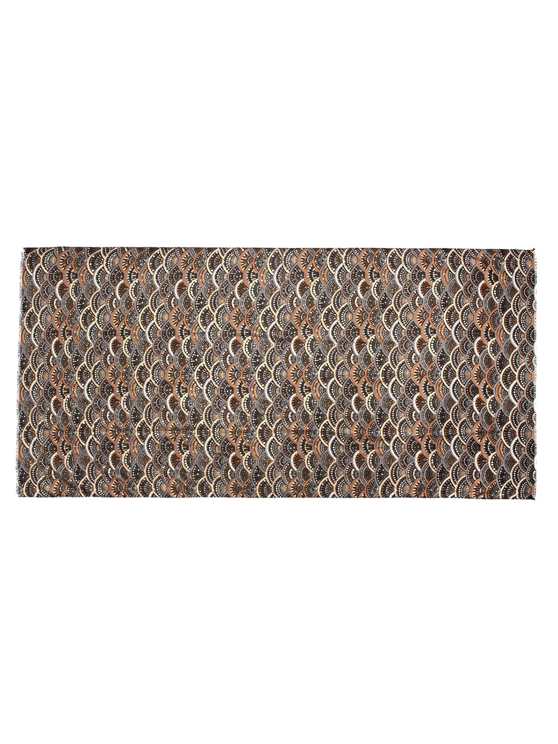 Echarpe Com Estampado Etnico