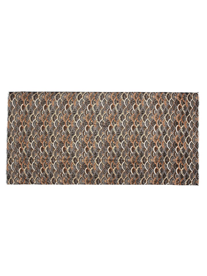 Echarpe Com Estampado Etnico