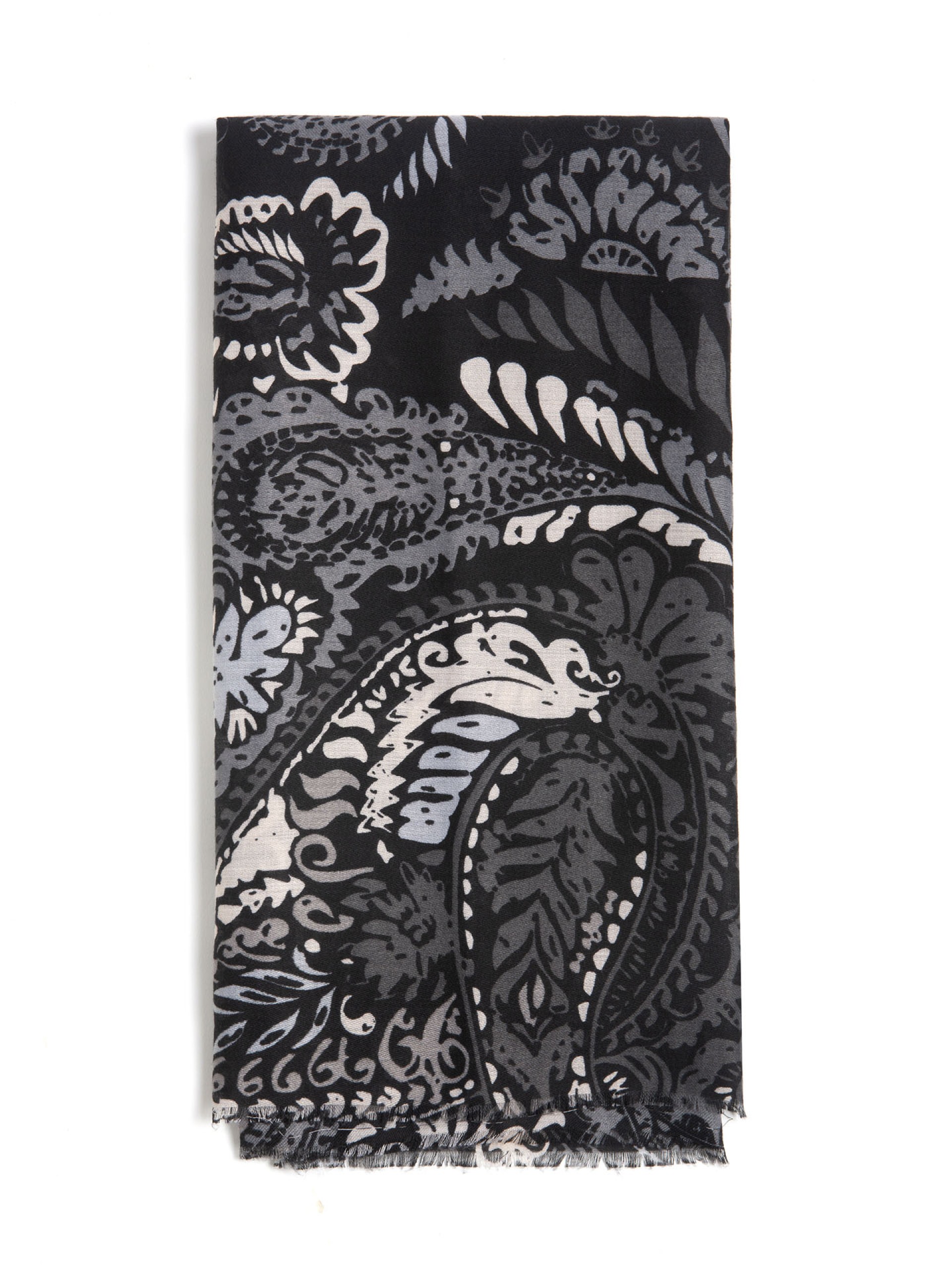 Echarpe Castanha com Estampado