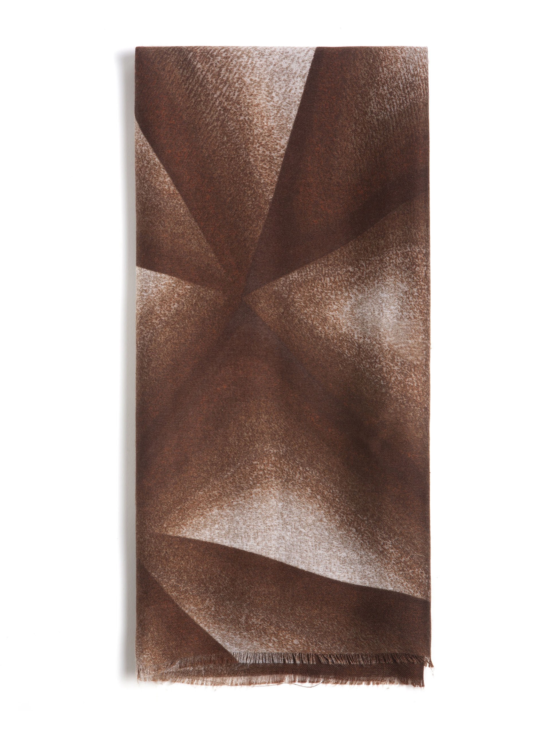 Echarpe Castanha com Estampado