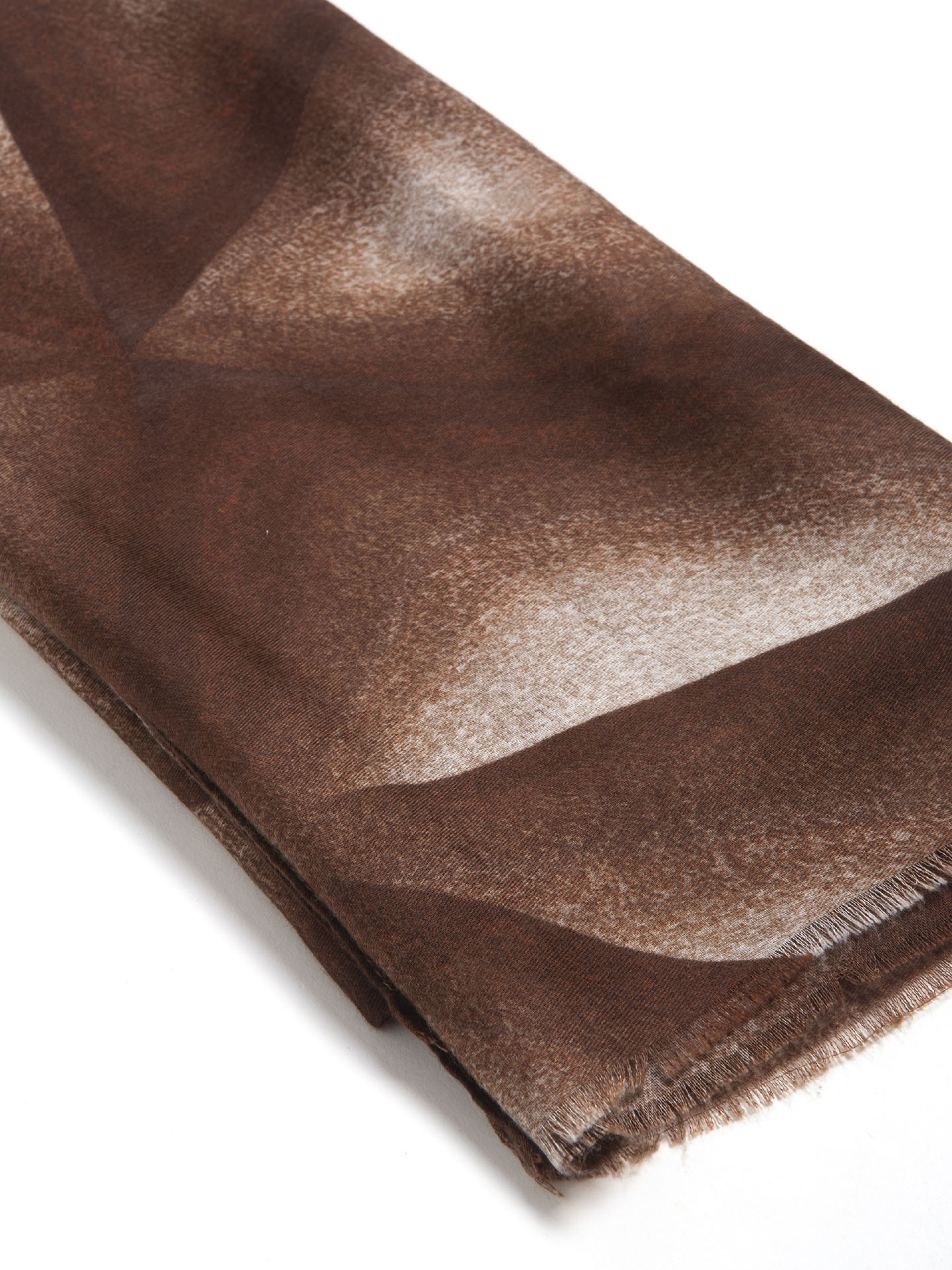 Echarpe Castanha com Estampado