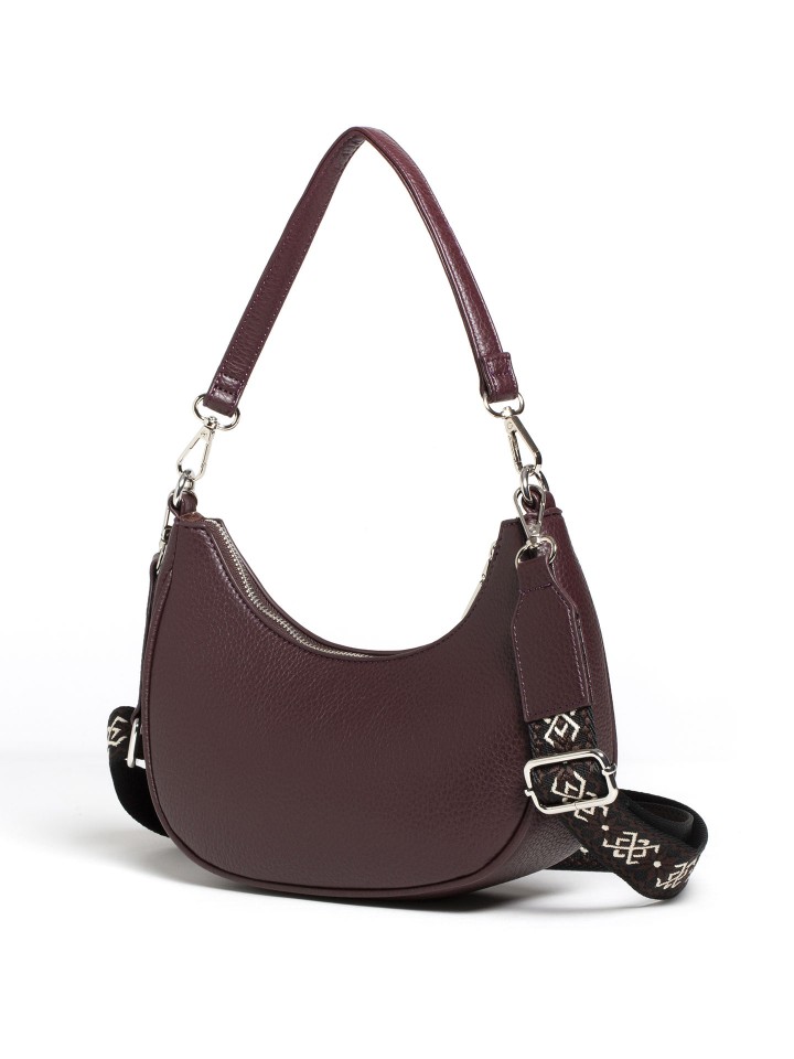 Mala Meia-Lua Com Duas Alcas Removiveis