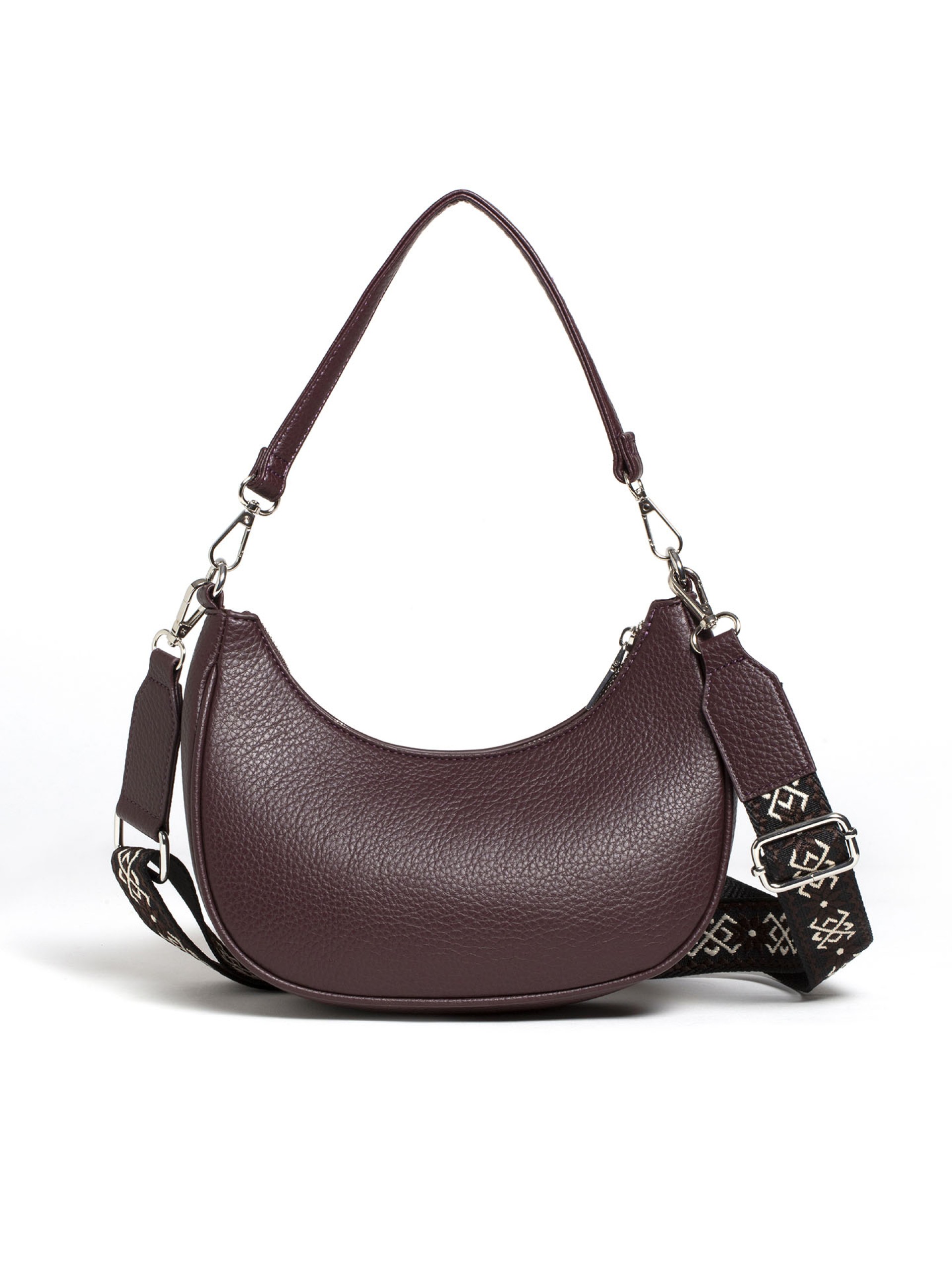 Mala Meia-Lua Com Duas Alcas Removiveis