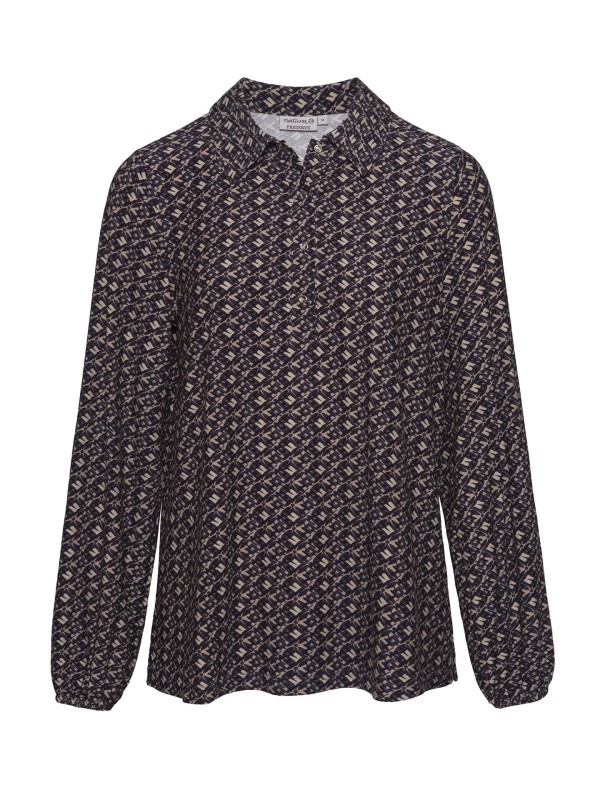 Blusa com Estampado Geometrico