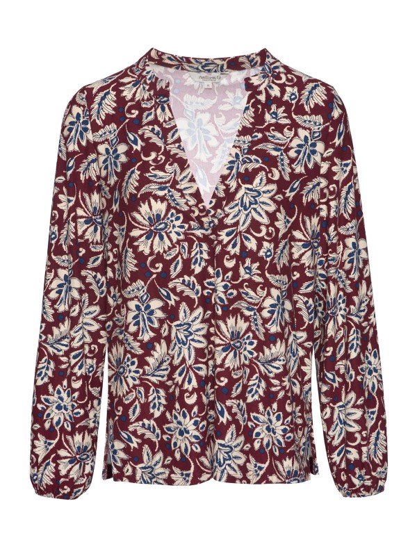 Blusa Estampado Bordo