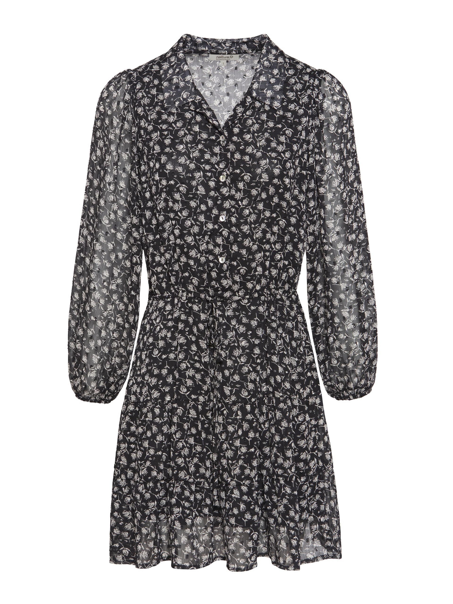 Vestido Curto Estampado Floral