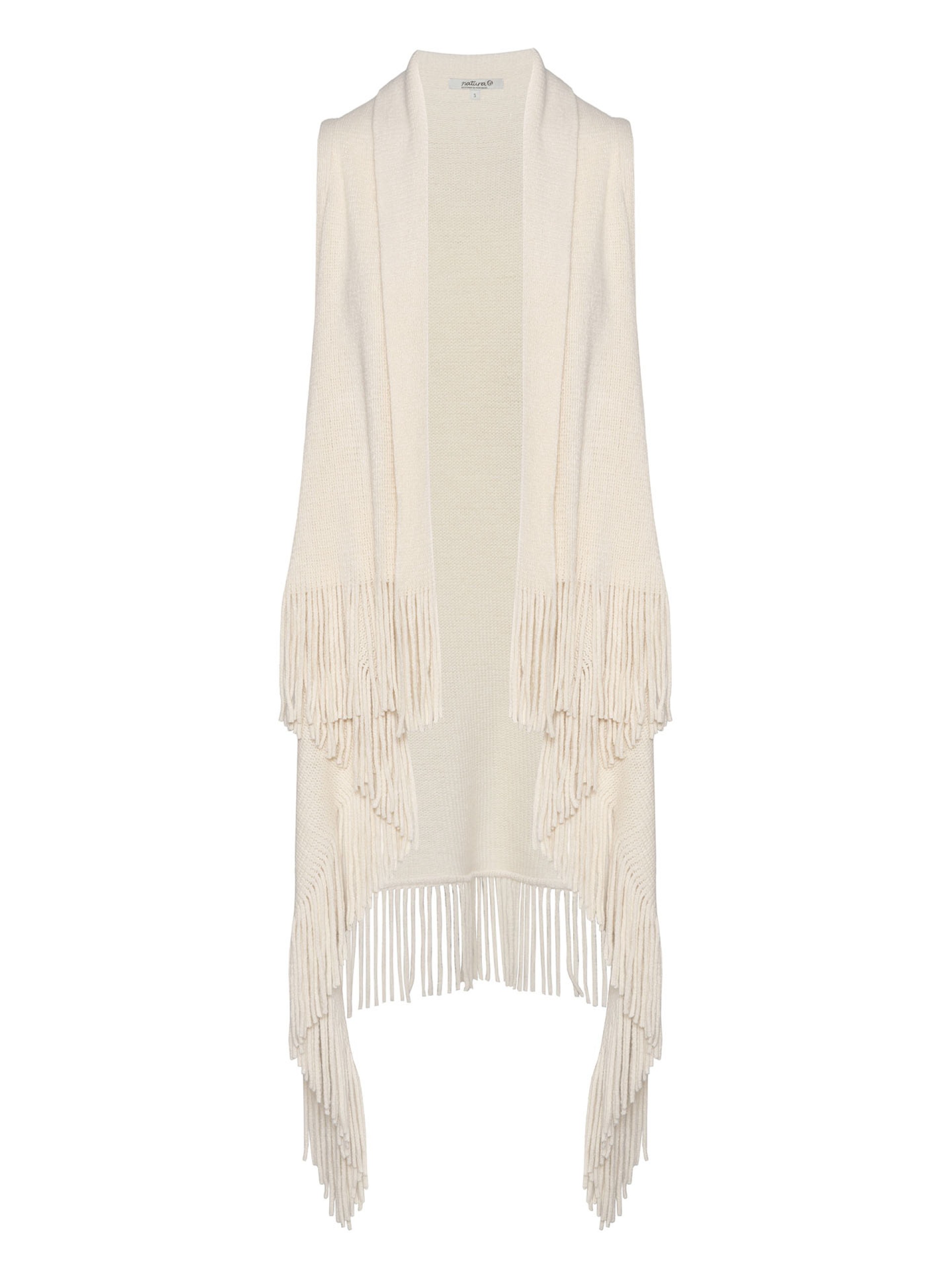 Colete de Malha com Franjas