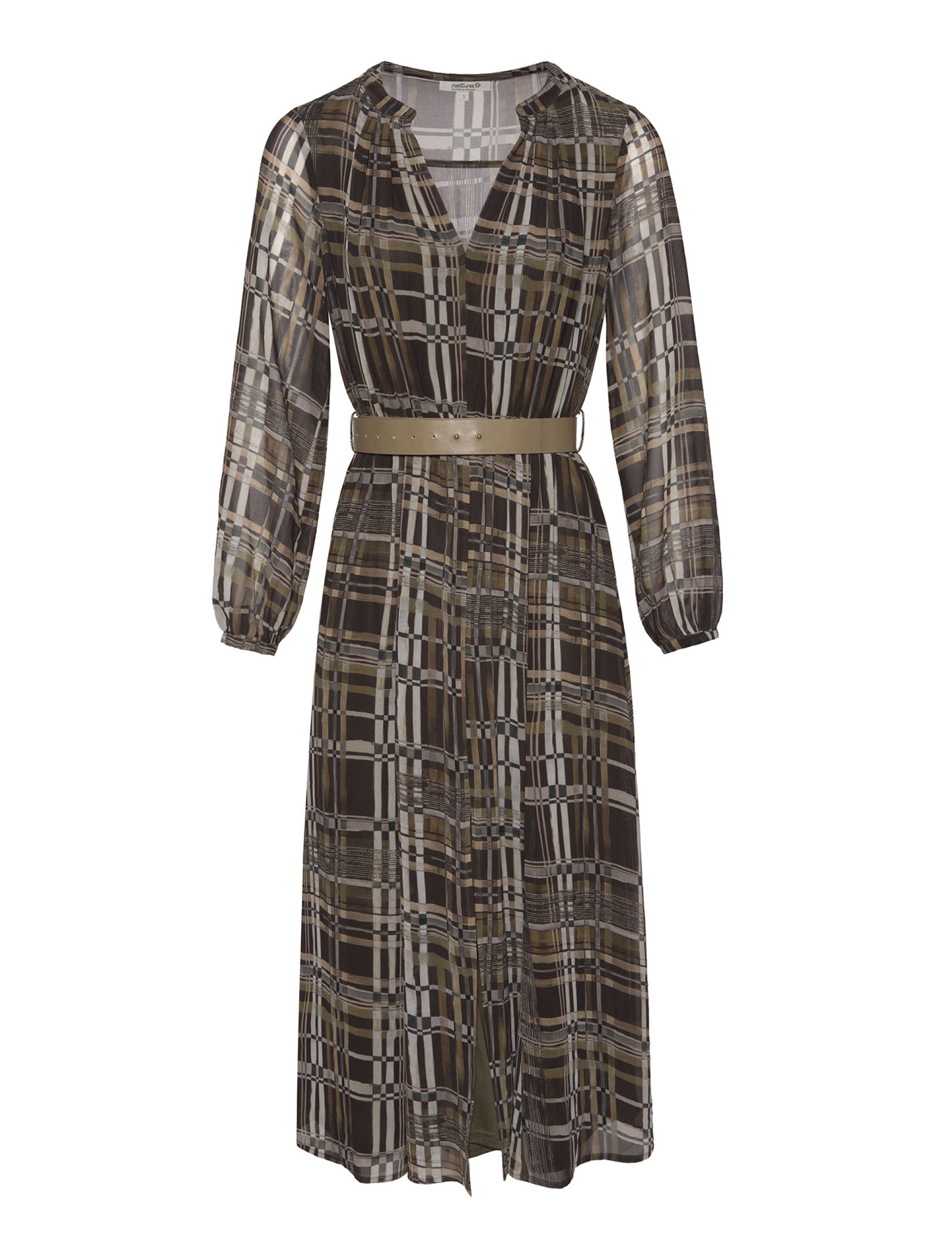 Vestido Comprido Quadrados