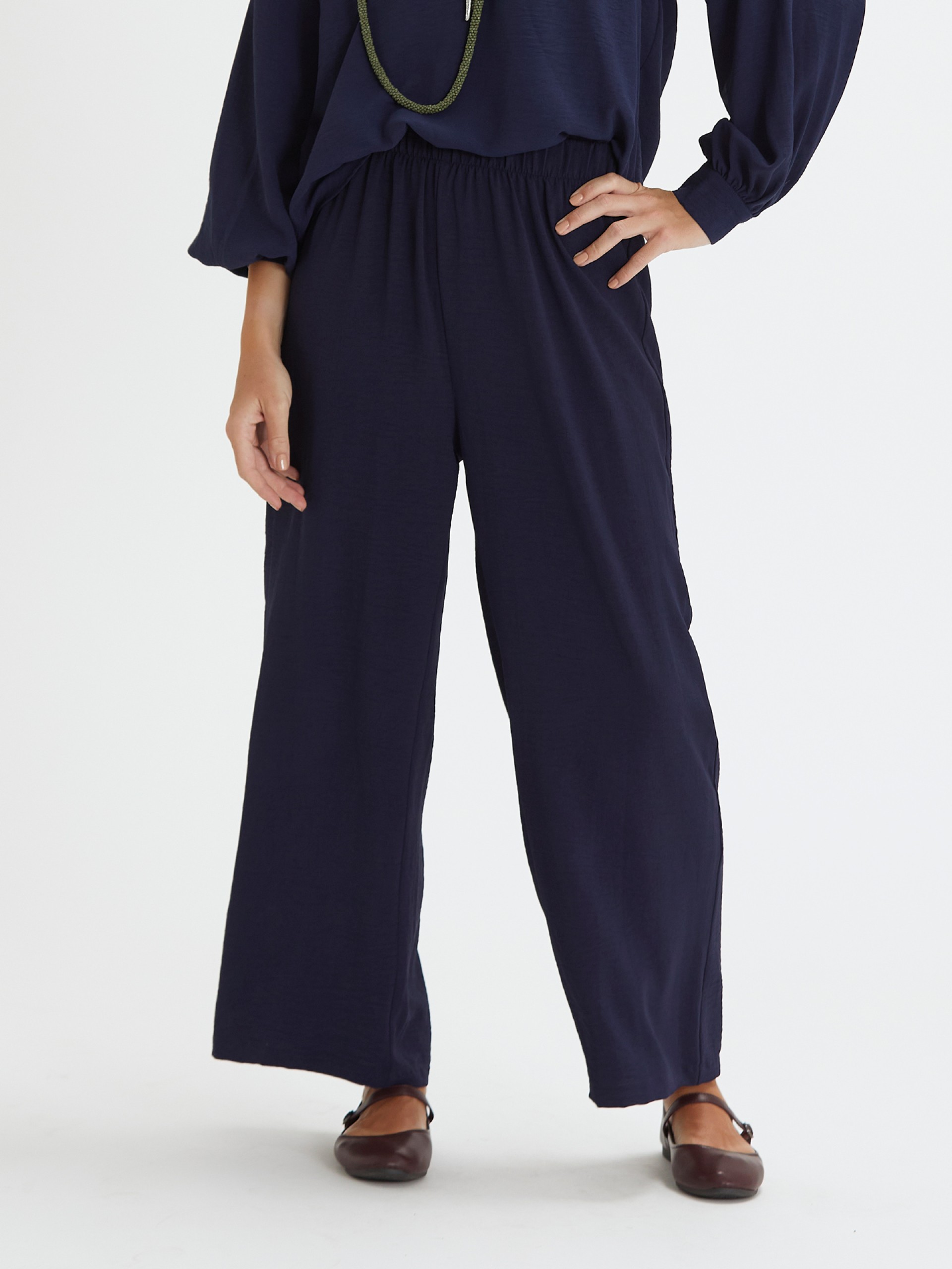 Calcas Solidas em Azul