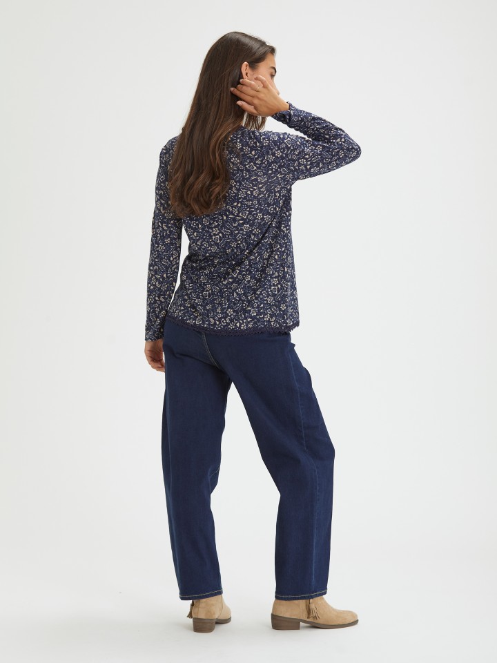 Blusa em Micro Floral