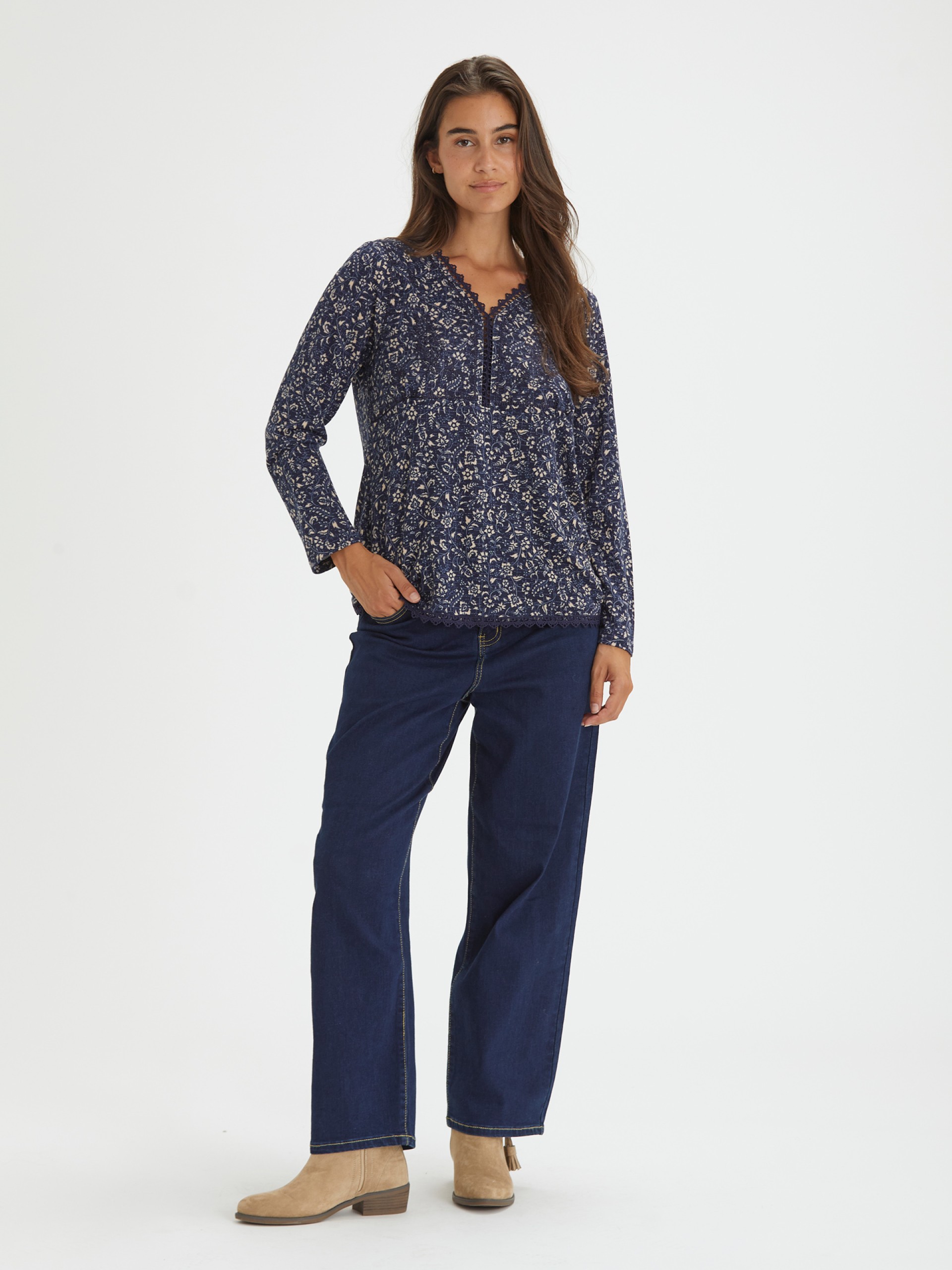 Blusa em Micro Floral