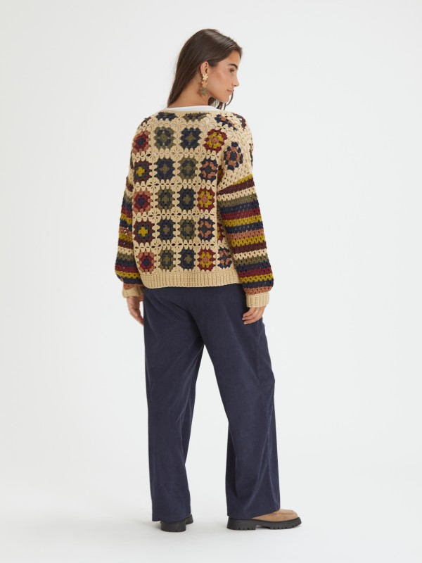 Casaco em Crochet Casaco em Crochet