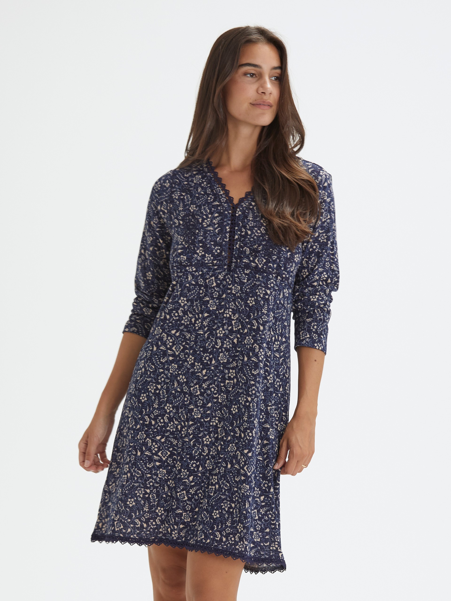 Vestido Curto Micro floral