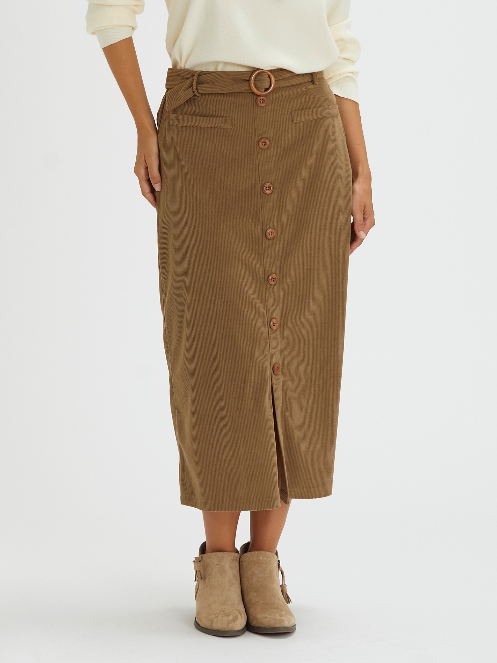 Saia Midi em Bombazine