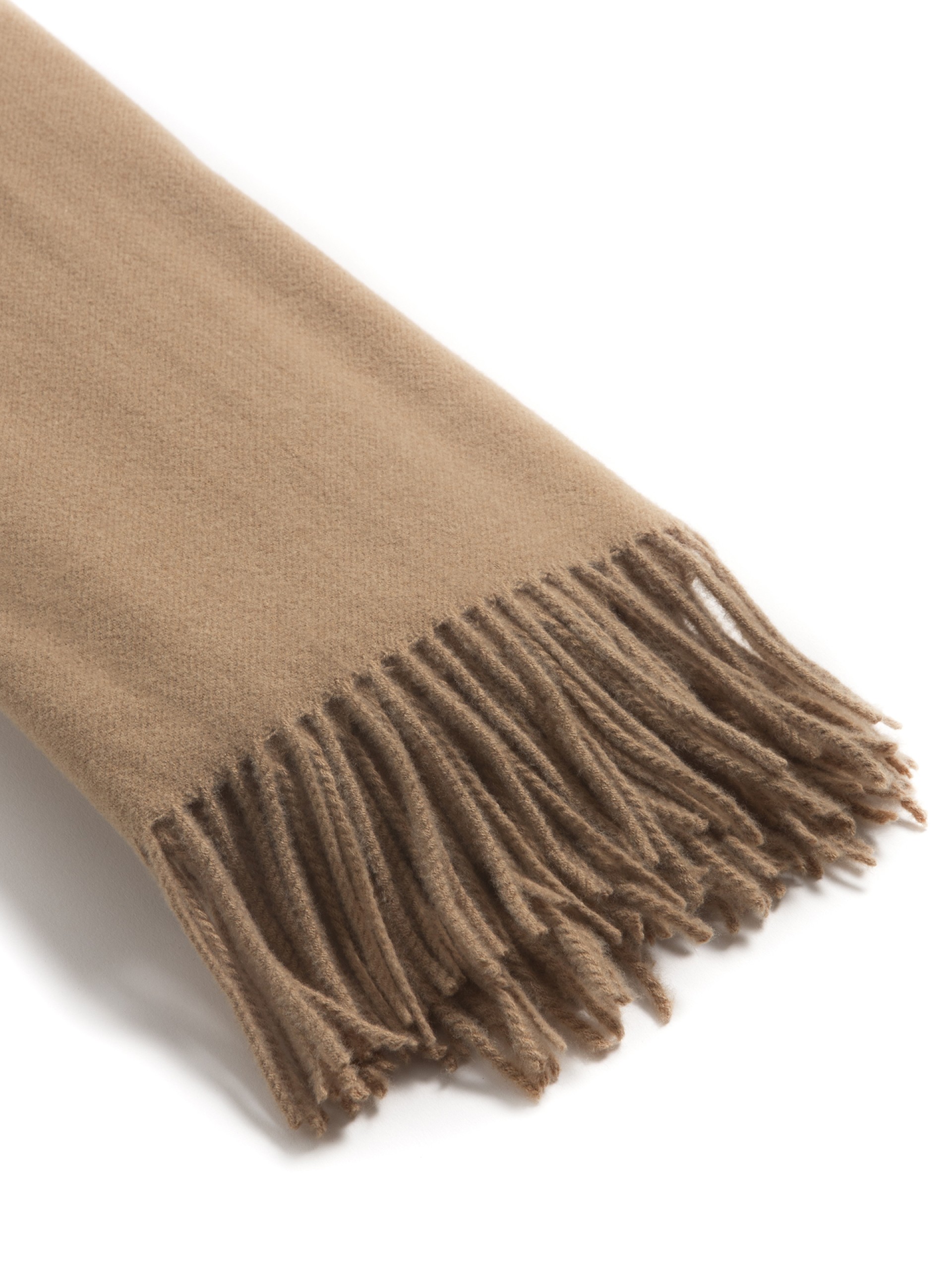 Cachecol Liso com Franjas