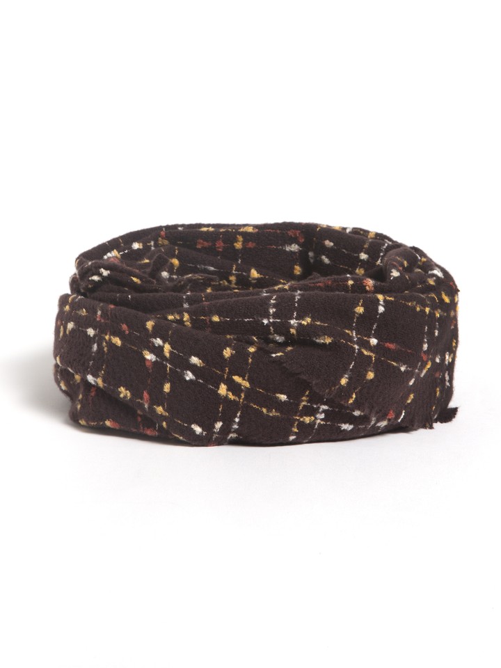 Cachecol com Padrao Geometrico