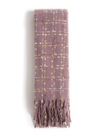 Cachecol com Padrao Geometrico