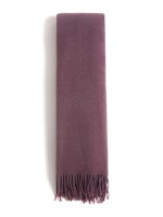 Cachecol Liso com Franjas