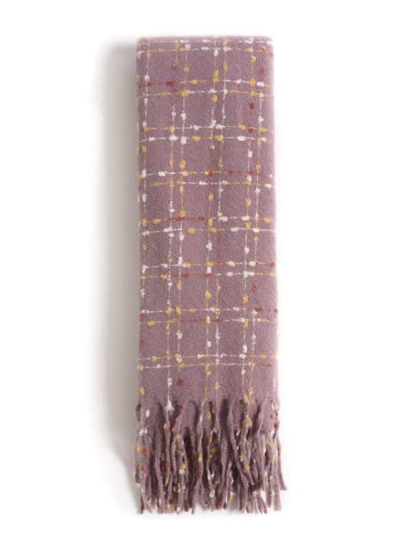 Cachecol com Padrao Geometrico Cachecol com Padrao Geometrico