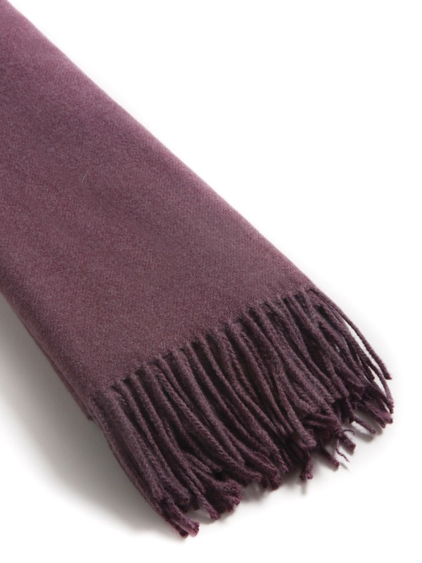 Cachecol Liso com Franjas