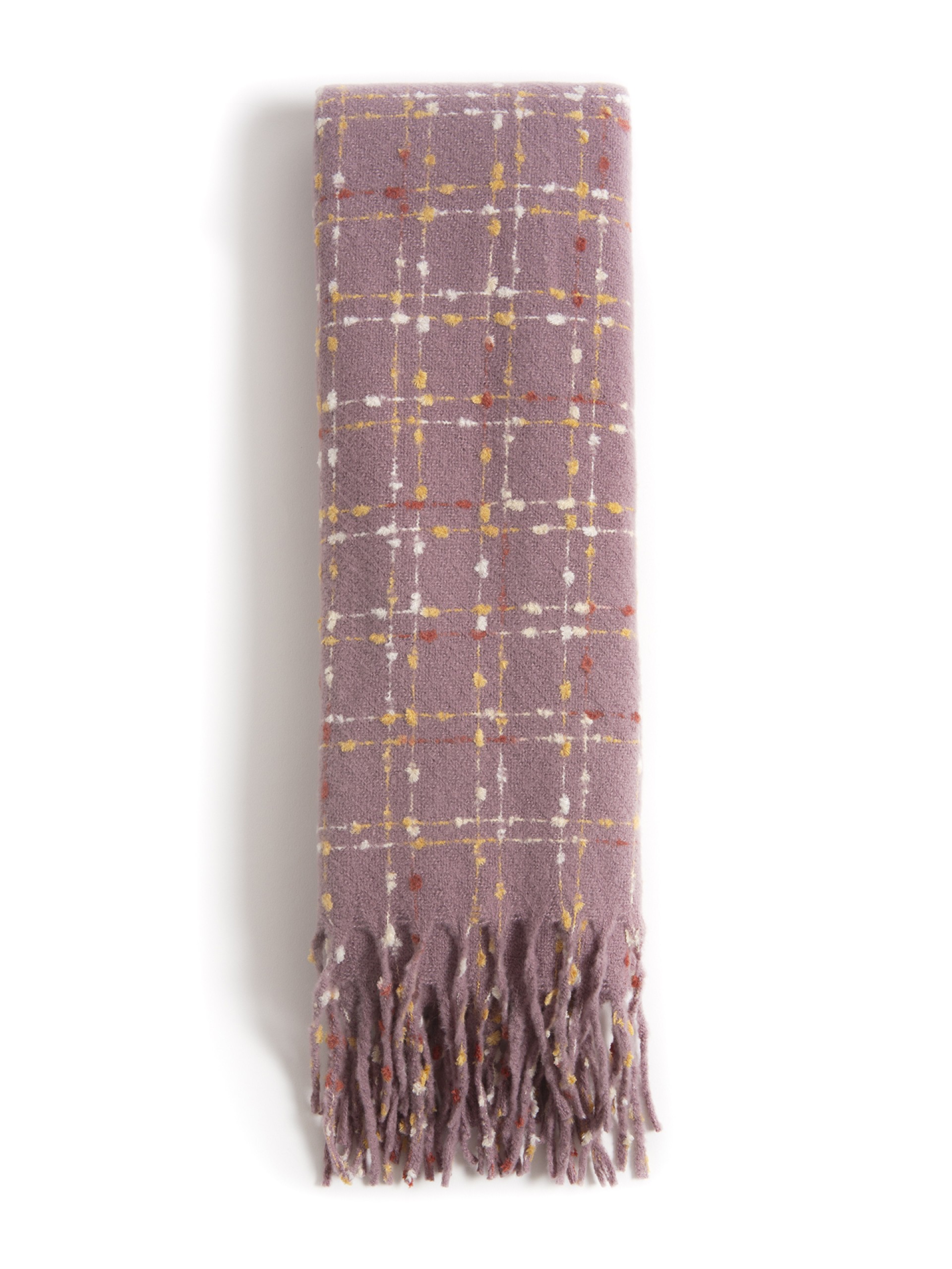 Cachecol com Padrao Geometrico