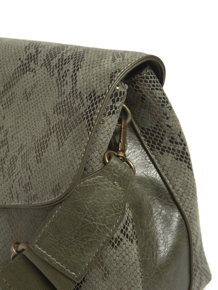 Mala de Ombro com Padrao Animal