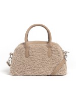 Mala em Pelo Sintetico com Alcas de Mao