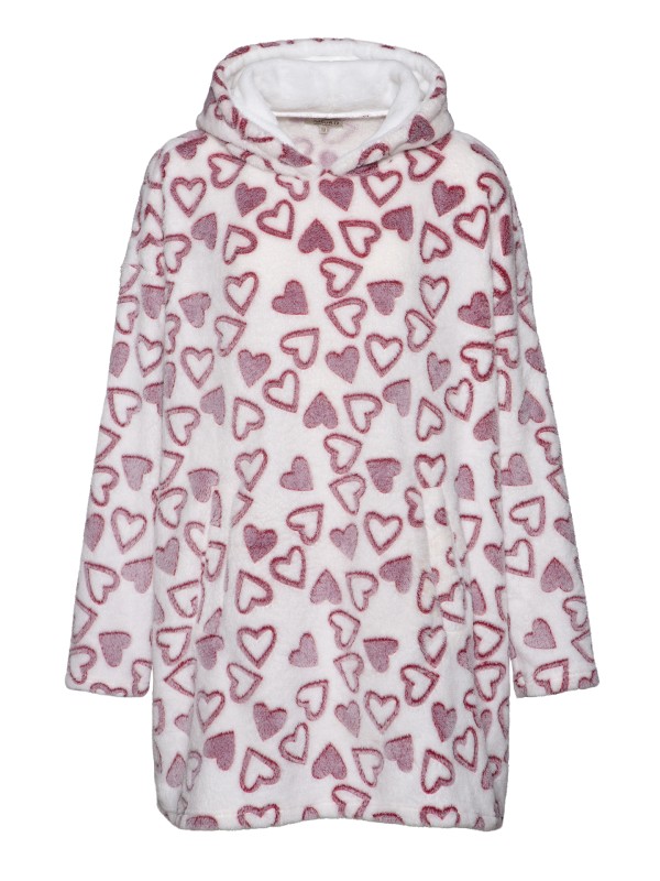 Camisola Sweatshirt com Coracoes