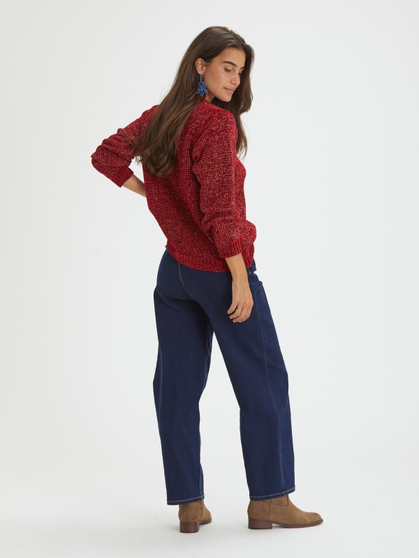 Camisola em Chenil com Brilho