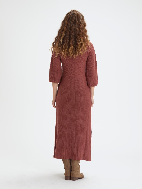 Vestido Comprido em Malha