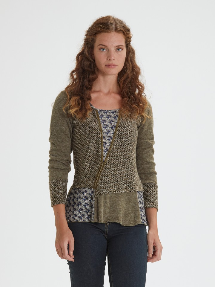 Blusa Patchwork Verde