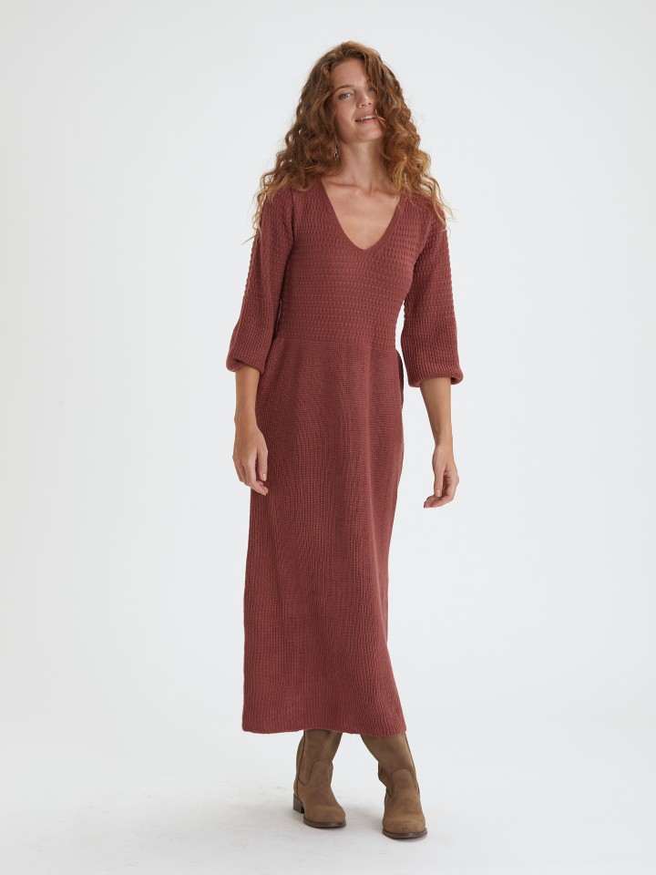 Vestido Comprido em Malha