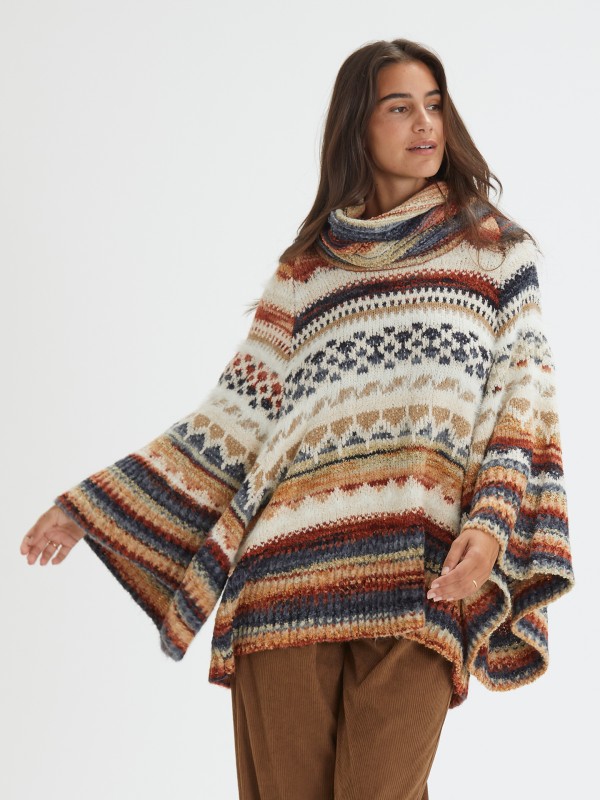 Camisola Poncho de Malha