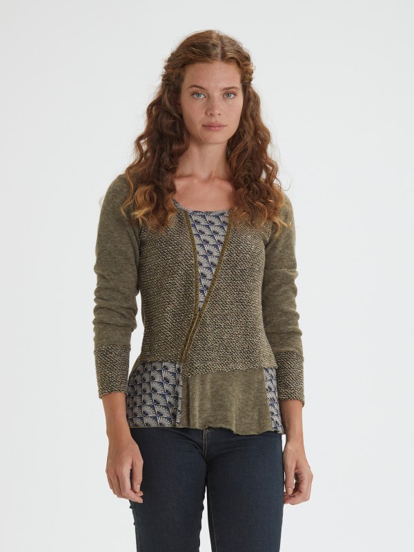 Blusa Patchwork Verde