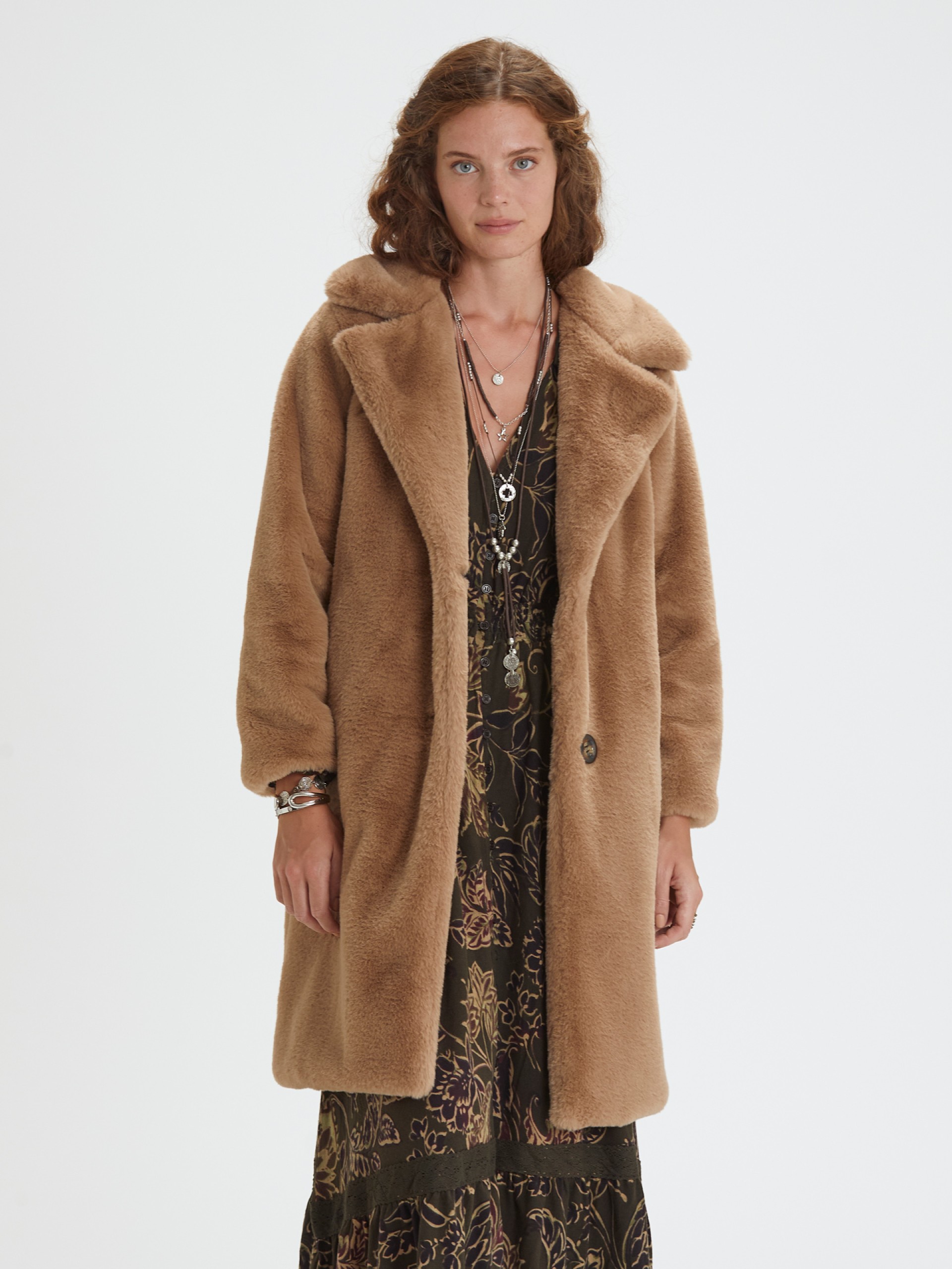 Casaco Comprido em Pelo