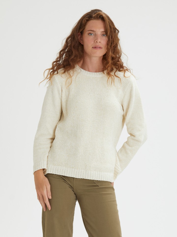 Camisola em Chenil com Brilho