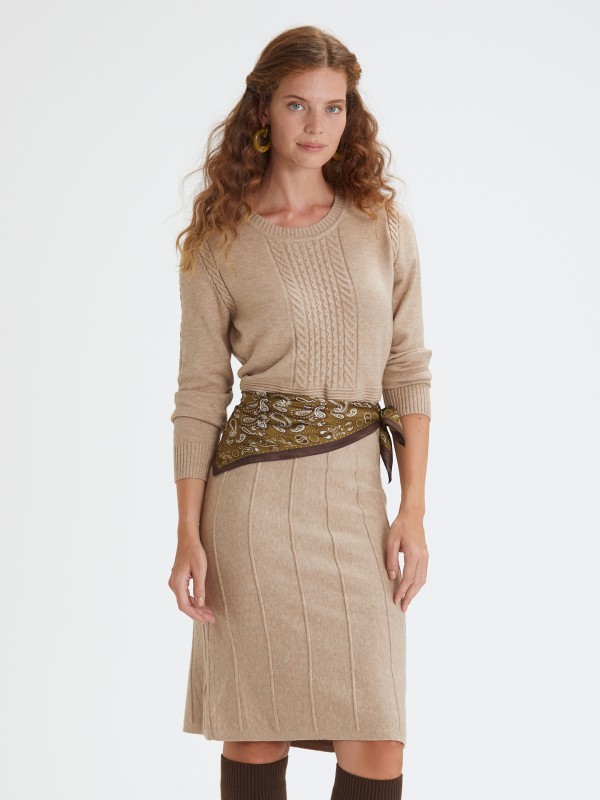 Vestido Midi em Malha Vestido Midi em Malha