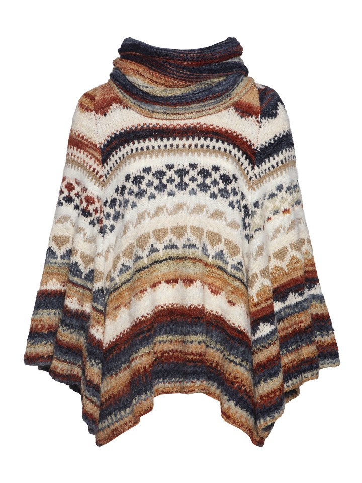 Camisola Poncho de Malha