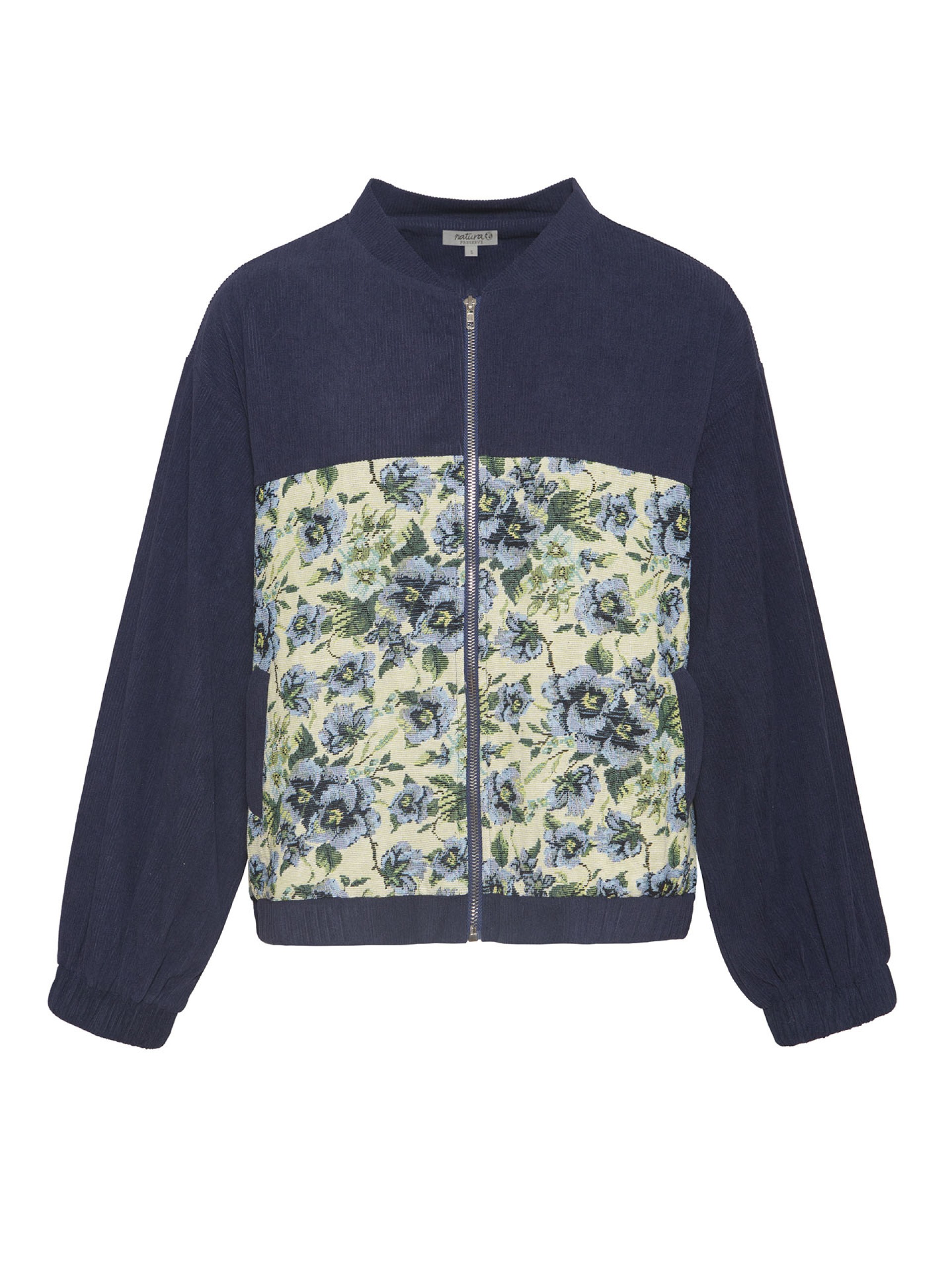 Casaco Bomber com Jacquard