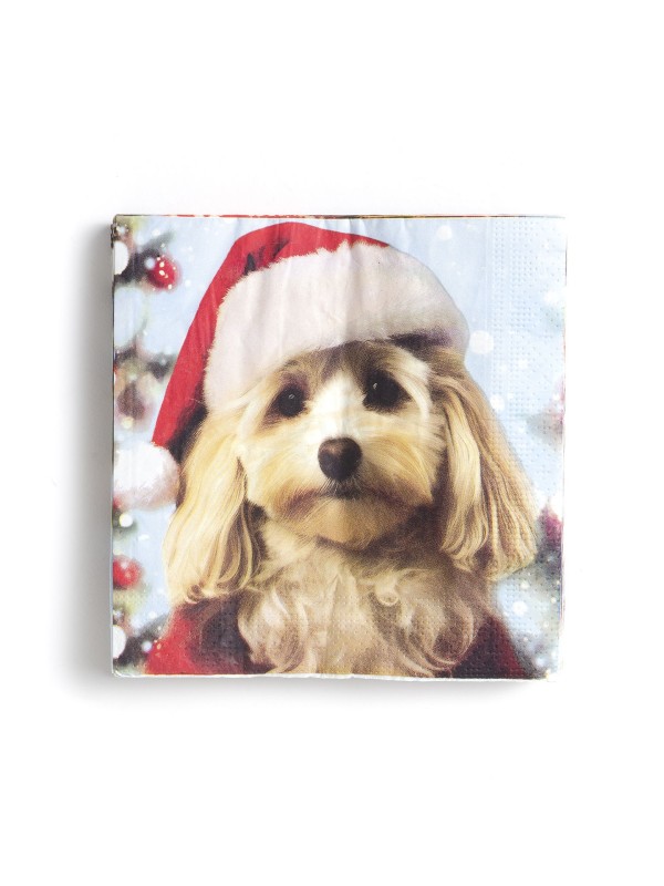 Guardanapos Caes de Natal