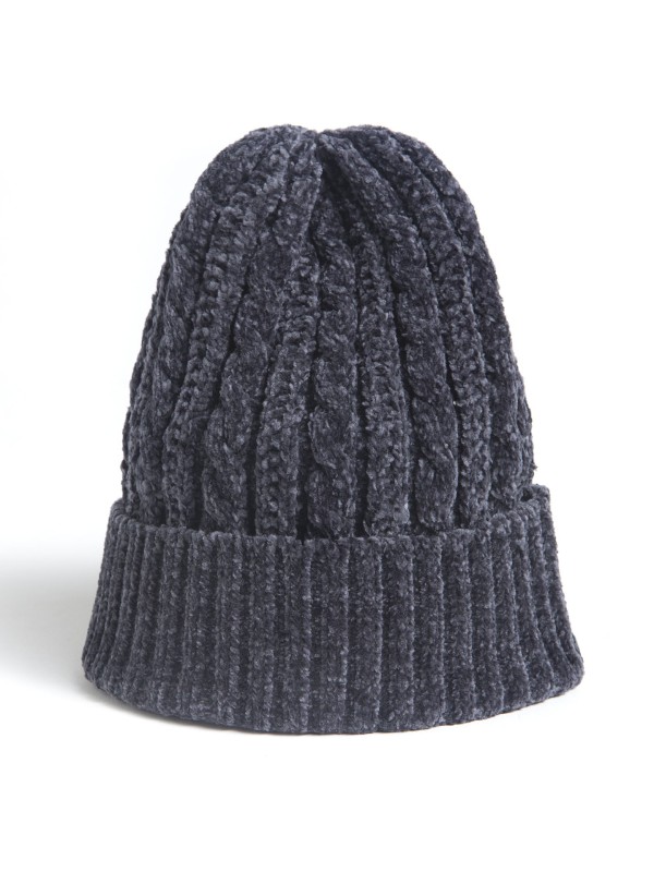 Gorro em Malha Chenille