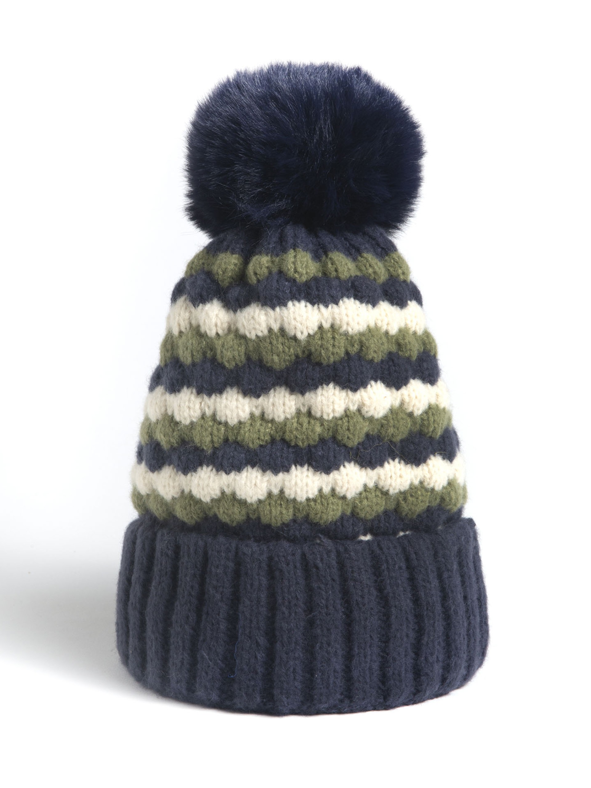 Gorro em Malha com Pompom