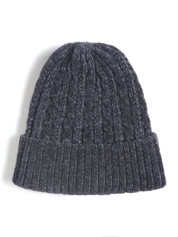 Gorro em Malha Chenille