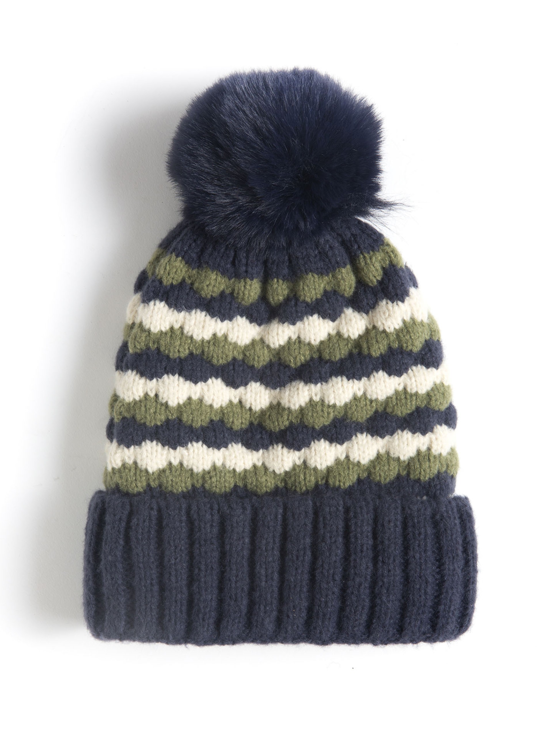 Gorro em Malha com Pompom