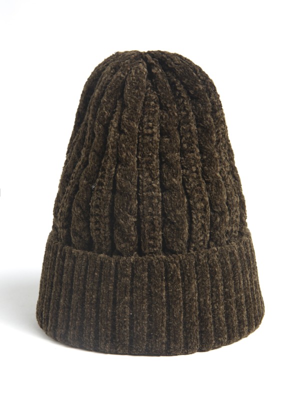 Gorro em Malha Chenille
