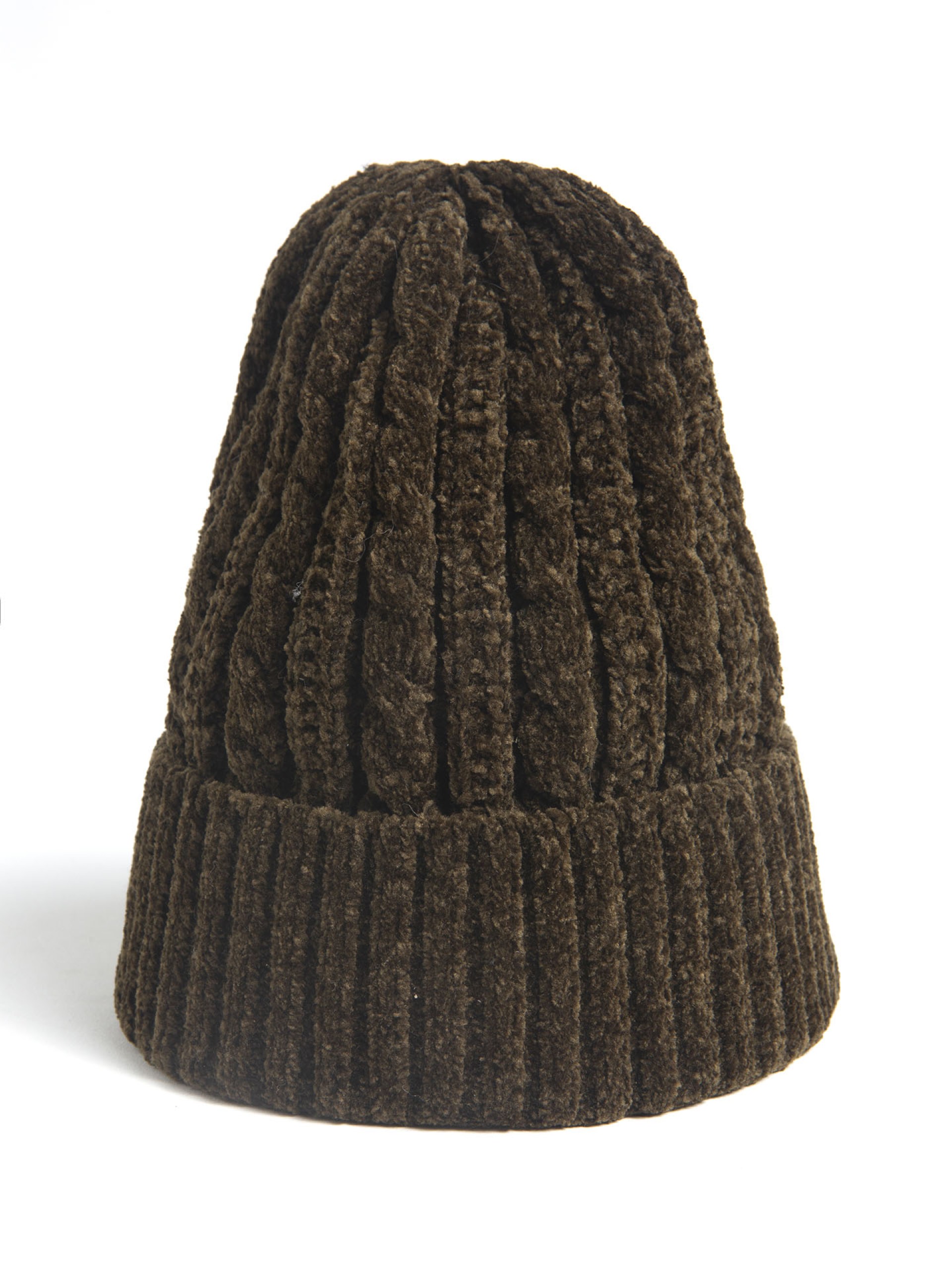 Gorro em Malha Chenille