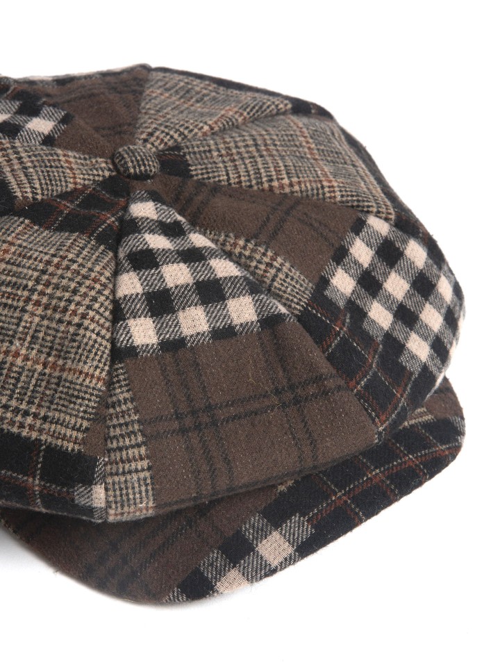 Boina com Padrao Xadrez