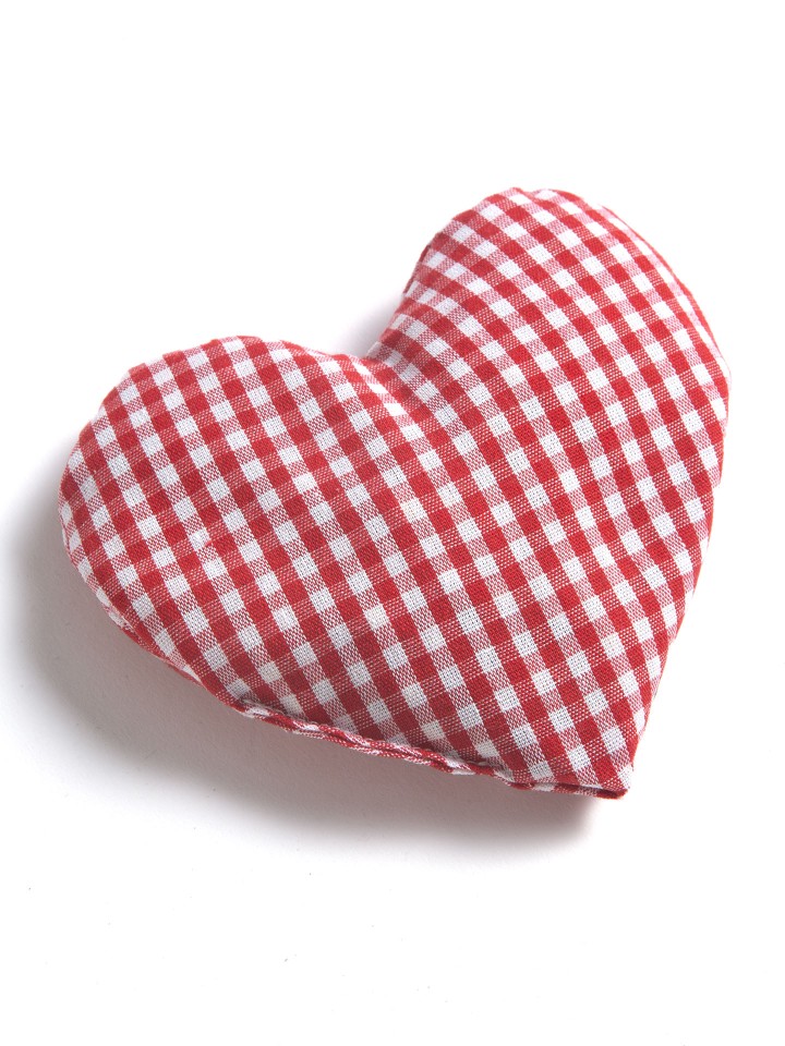 Almofada em Formato de Coracao