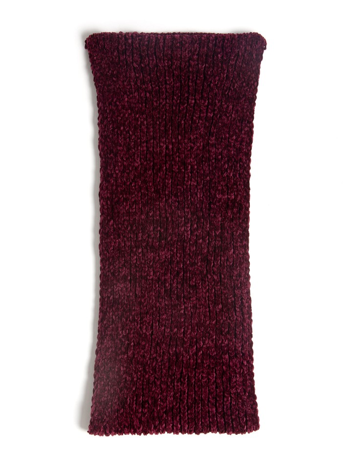 Gola em Malha Chenille