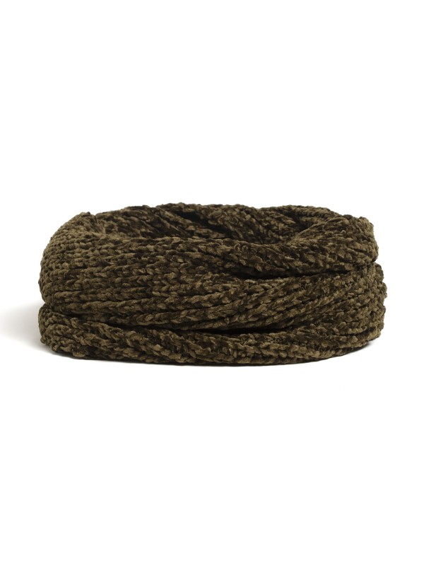 Gola em Malha Chenille